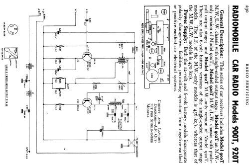 900T; Radiomobile Ltd., (ID = 771241) Car Radio