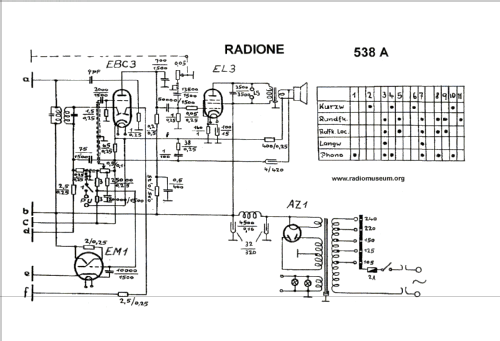 538A; Radione RADIO (ID = 262523) Radio