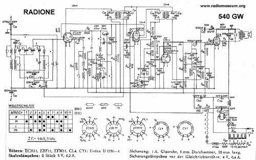 540GW; Radione RADIO (ID = 22100) Radio