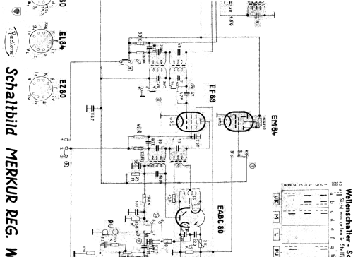 Merkur Register W ; Radione RADIO (ID = 774844) Radio