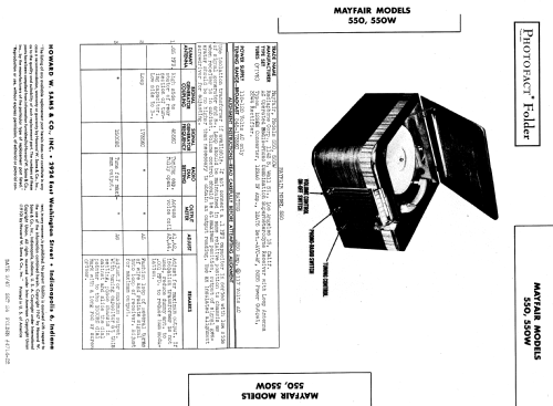 Mayfair 550 ; Radiophone Corp.; (ID = 890774) R-Player