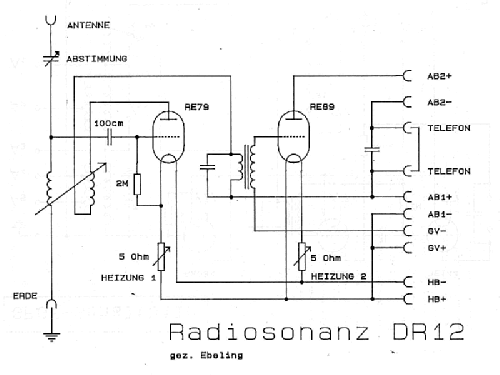 Deflex DR12; Radiosonanz GmbH bzw (ID = 17489) Radio