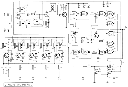 SW Transceiver OTAVA 79; Radiotechnika, (ID = 2601814) Amat TRX