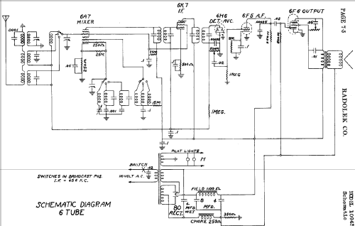 10943 ; Radolek Co., Chicago (ID = 389788) Radio