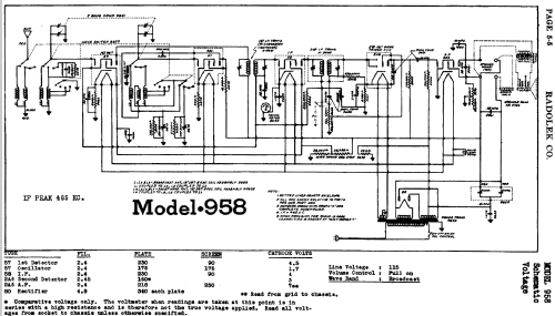 958 Deluxe Super 6 ; Radolek Co., Chicago (ID = 389289) Radio