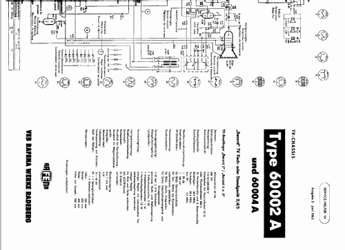 Record 4 FE60004A; Rafena Werke (ID = 172562) Television