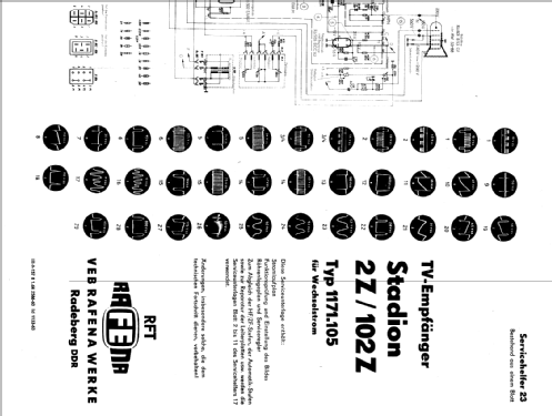 Stadion 2 Z 1171. 115-10001; Rafena Werke (ID = 308962) Television