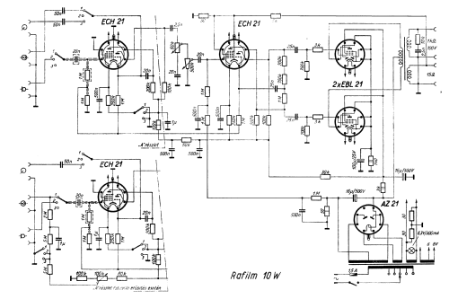 Audio Amplifier 10 W; Rafilm Rádió és (ID = 2628221) Ampl/Mixer