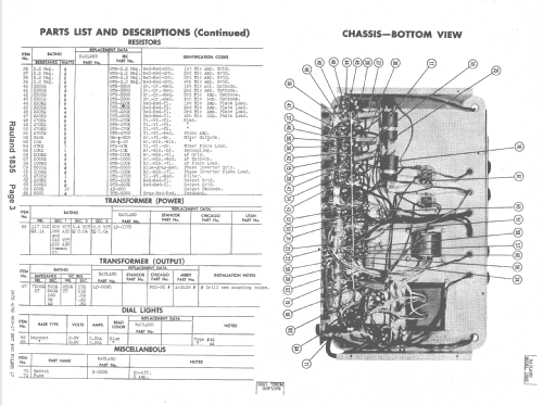 1835 ; Rauland Corp.; (ID = 1528826) Ampl/Mixer