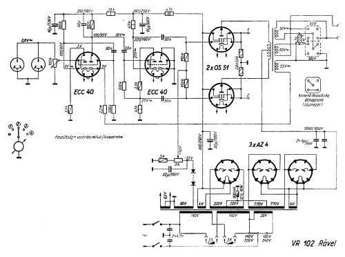 Rável Power Amplifier VR 102; RÁVEL - Posta Rádióv (ID = 2628274) Ampl/Mixer