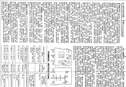 F19; Raymond Electric, (ID = 429428) Radio