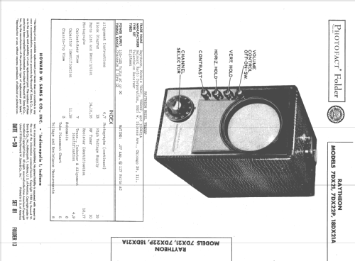 18DX21A ; Raytheon Mfg. Co.; (ID = 1546881) Television