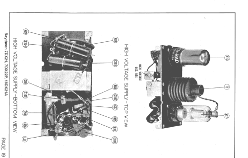 7DX21; Raytheon Mfg. Co.; (ID = 1543606) Televisore