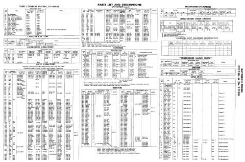 C2175M Ch= 21T38; Raytheon Mfg. Co.; (ID = 2161833) Television