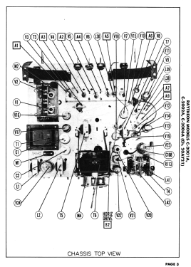 C-2001A Ch= 20AY21; Raytheon Mfg. Co.; (ID = 2969214) Television