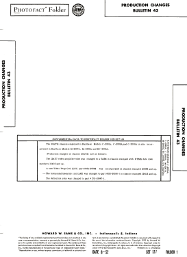 C-2001A Ch= 20AY21; Raytheon Mfg. Co.; (ID = 3081811) Television