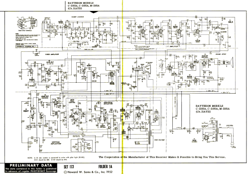 C-2103A Ch= 21AY21; Raytheon Mfg. Co.; (ID = 3068973) Television