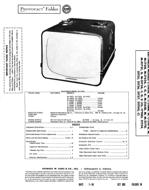 C-2163M Ch= 21T27; Raytheon Mfg. Co.; (ID = 2701337) Television