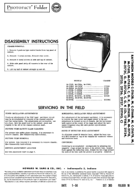 M-2172C Ch= 21T193; Raytheon Mfg. Co.; (ID = 2701372) Television