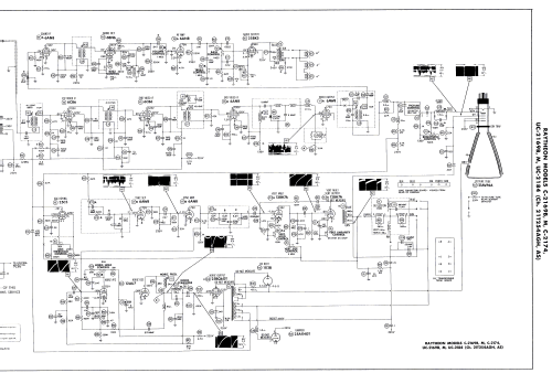 C-2174 Ch= 21T254AS; Raytheon Mfg. Co.; (ID = 2721218) Television