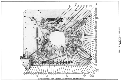 C-220 Ch= 21T42; Raytheon Mfg. Co.; (ID = 2326738) Television