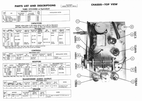 CR-41A Ch= 4D16-A; Raytheon Mfg. Co.; (ID = 982436) Radio