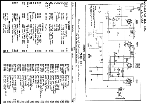 CR-43A Ch= 4D16-A; Raytheon Mfg. Co.; (ID = 215942) Radio