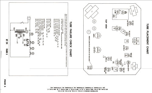 M-2165 Ch= 21T24AS; Raytheon Mfg. Co.; (ID = 2643086) Television