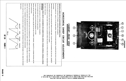 M-2165 Ch= 21T24AS; Raytheon Mfg. Co.; (ID = 2643092) Television