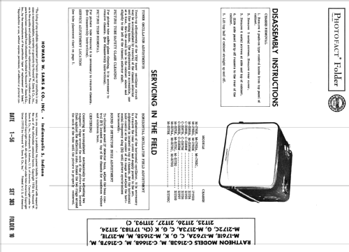 M-2165B Ch= 21T24; Raytheon Mfg. Co.; (ID = 2700819) Television