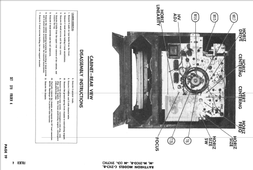 M-21CO-B Ch= 21CT1C; Raytheon Mfg. Co.; (ID = 2469631) Television
