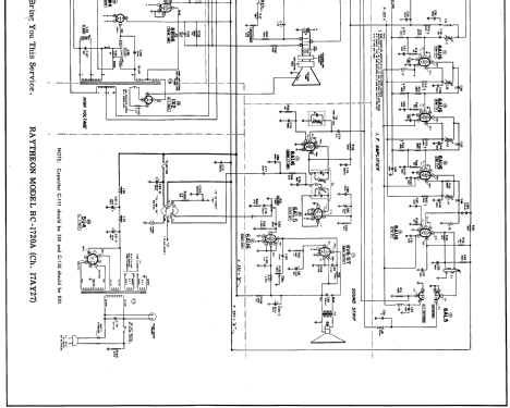 RC-1720A Ch= 17AY27; Raytheon Mfg. Co.; (ID = 549744) Television