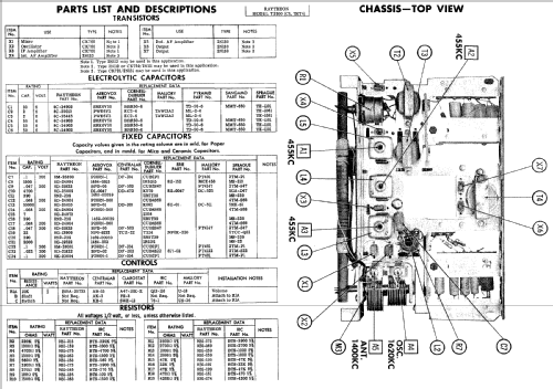 T-2500 Ch= 7RT4; Raytheon Mfg. Co.; (ID = 500333) Radio