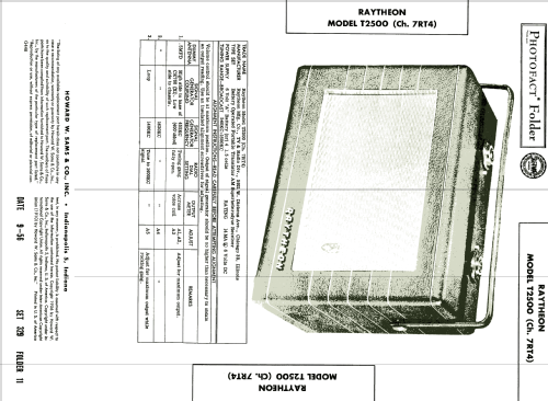 T-2500 Ch= 7RT4; Raytheon Mfg. Co.; (ID = 1866065) Radio