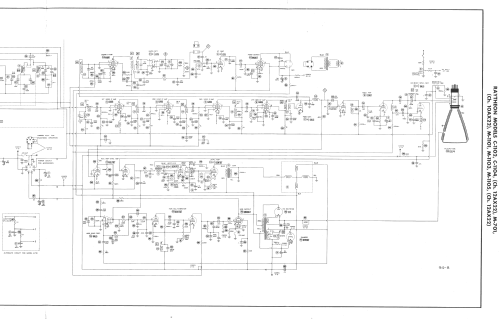 Television Receiver M-701; Raytheon Mfg. Co.; (ID = 1666429) Television