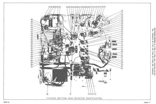 Television Receiver M-701; Raytheon Mfg. Co.; (ID = 1666439) Television