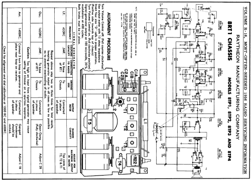 Transistor Radio 8TP4 Ch= 8RT1; Raytheon Mfg. Co.; (ID = 126469) Radio