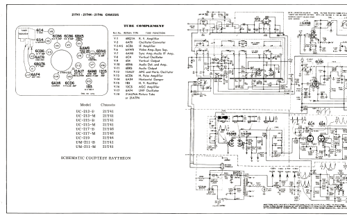 UM-211-B Ch= 21T41; Raytheon Mfg. Co.; (ID = 2723419) Television