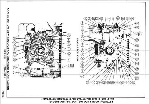 UM-2183A Ch= 21T193AGH; Raytheon Mfg. Co.; (ID = 2670160) Television