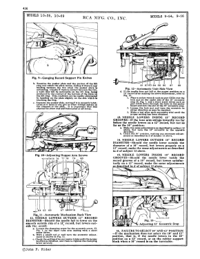 Automatic Victrola and Electrola Record Changer 10-35; RCA RCA Victor Co. (ID = 2965375) R-Player