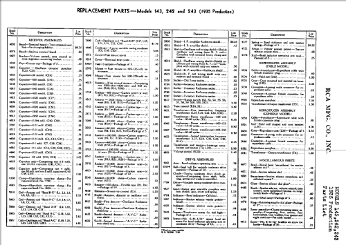 143 ; RCA RCA Victor Co. (ID = 2558427) Radio