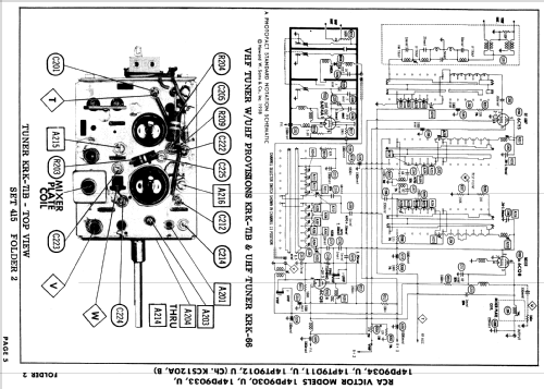 14PT9011 Ch= KCS120A; RCA RCA Victor Co. (ID = 855879) Fernseh-E