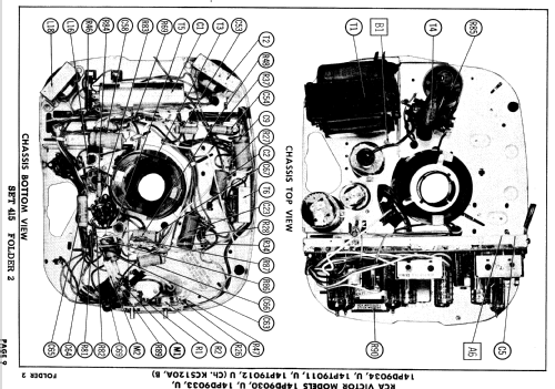 14PT9011 Ch= KCS120A; RCA RCA Victor Co. (ID = 855883) Fernseh-E
