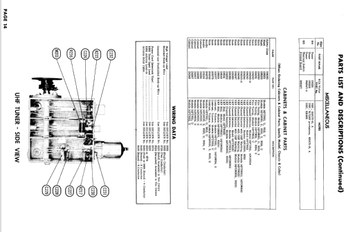 14PT9011 Ch= KCS120A; RCA RCA Victor Co. (ID = 855888) Fernseh-E