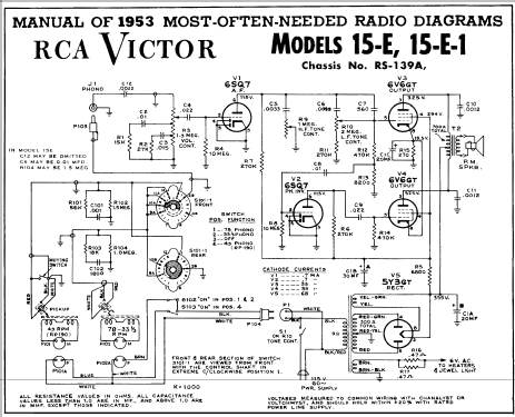 15-E-1 Ch= RS-139A; RCA RCA Victor Co. (ID = 164987) R-Player