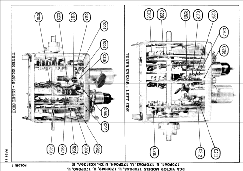 170P048, 107P049, 170P060 Ch= KCS126A; RCA RCA Victor Co. (ID = 619395) Televisore