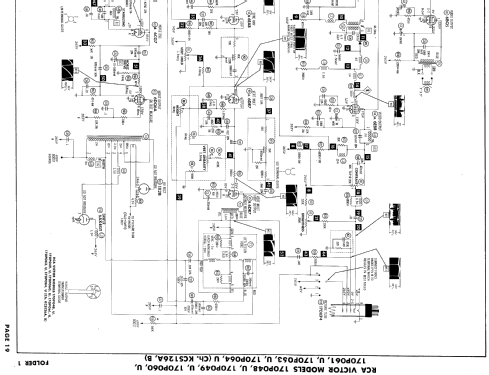 170P061, 170P063, 170P064 Ch= KCS126A; RCA RCA Victor Co. (ID = 619419) Television