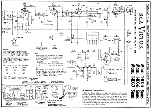 1-BX-6 Ch= RC-1183A; RCA RCA Victor Co. (ID = 139696) Radio