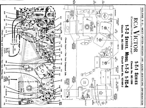 1-T-3 Ch= RC-1200A; RCA RCA Victor Co. (ID = 146728) Radio