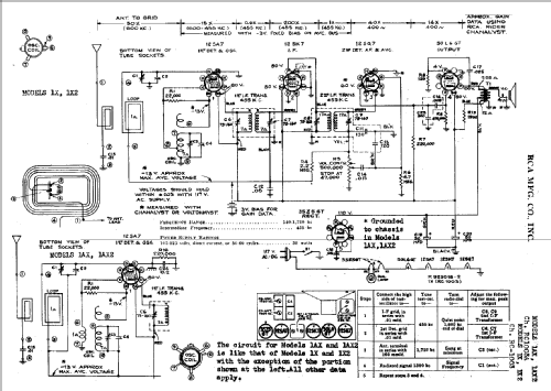 1AX Ch=1003A; RCA RCA Victor Co. (ID = 949494) Radio